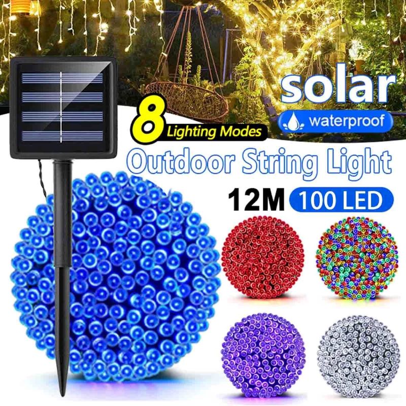 “Ilumina tu Navidad con Luces Solares sin cables ni consumo eléctrico”