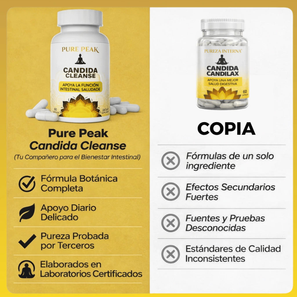 CANDlDA CLEANSE Limpia y equilibra el sobrecrecimiento de CANDlDA OFERTA 3X1 SOLO POR HOY