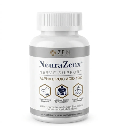 NeuraZenX®60 cápsulas Original Alivia la Neuropatía desde la raíz
