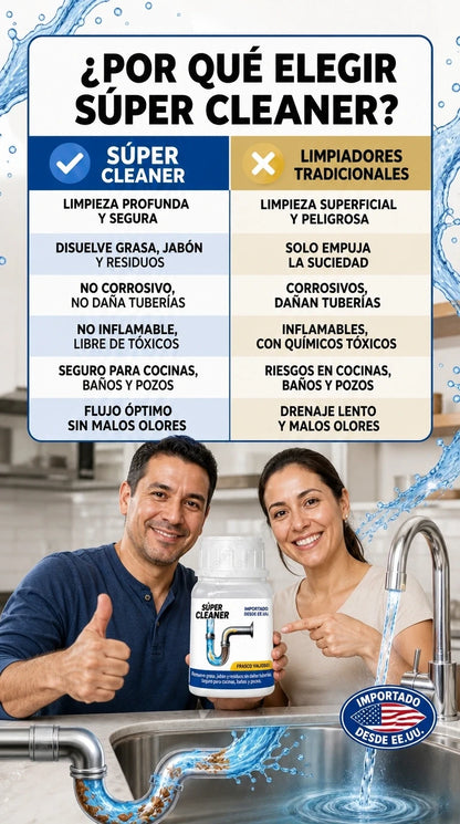 Polvo Destapa Cañerías 400g – Recupera el Flujo de tus Tuberías