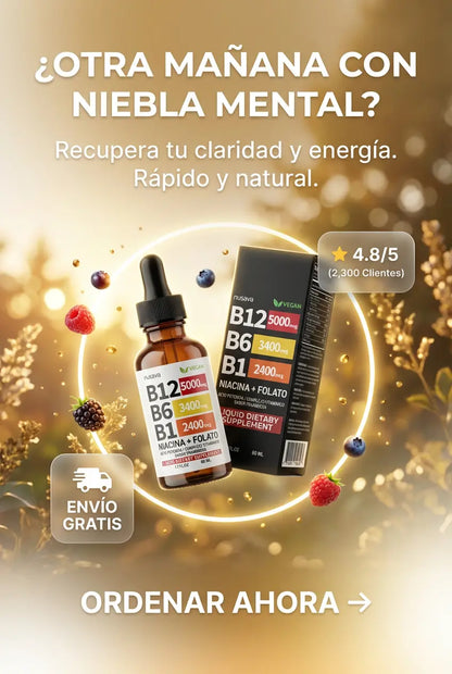 Complejo de Vitamina B12 NUVASA GEN OFERTA SOLO POR HOY PAGA 1 Y LLEVA 2