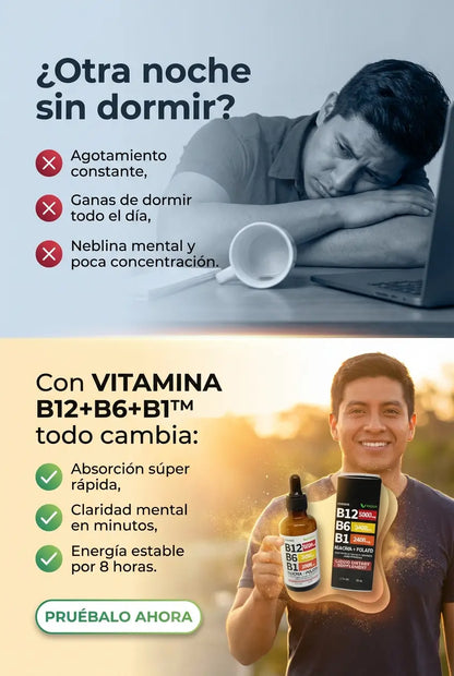 Complejo de Vitamina B12 NUVASA GEN OFERTA SOLO POR HOY PAGA 1 Y LLEVA 2